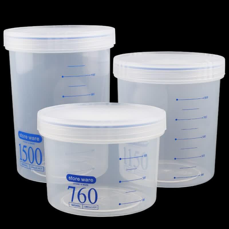 Прозрачный контейнер для хранения продуктов с крышкой
