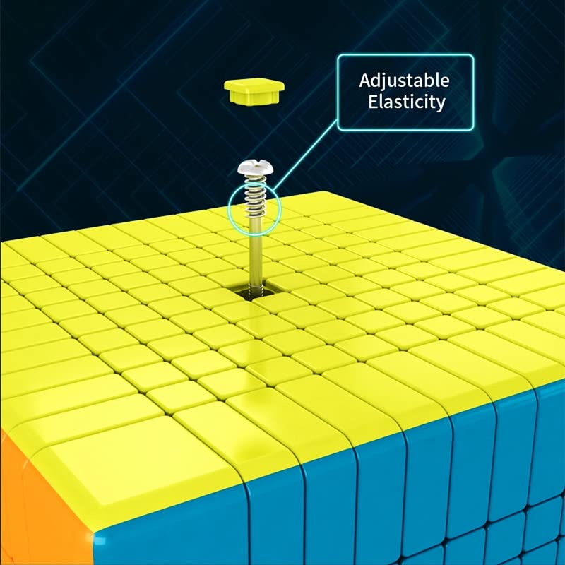 Bucubke Moyu Meilong 11x11 Magic Cube без наклеек, головоломка для класса, магический куб MoFang JiaoShi 89 мм MFJS MEILONG 11x11x11, головоломка