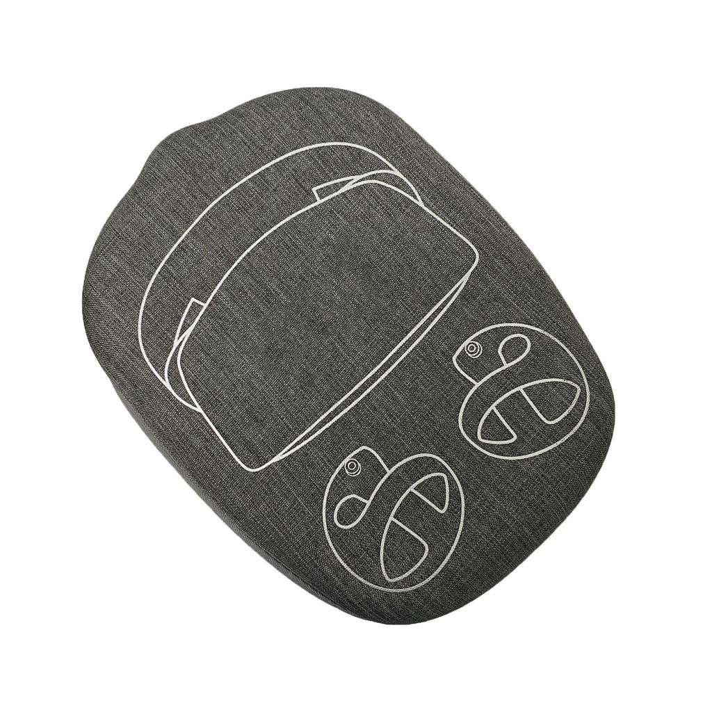 VR Storage Bag Case for PS VR2 Headset Carrying Cases with Inner Mesh Pocket Hard EVA Box Lens Cover Belt Accessories