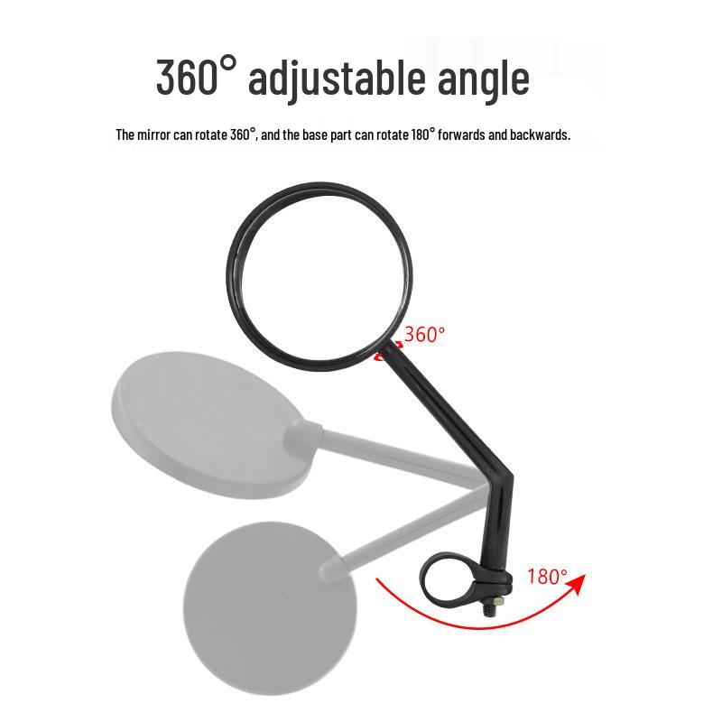 Bike Rearview Mirror: Mountain and Road Safety Cycling Reflective Mirror