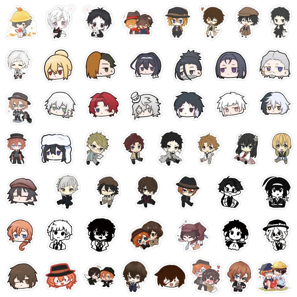 105 New Styles of Wenhao Wild Dog Q-version Graffiti Stickers Decorate Refrigerator Skateboard DIY Personalized Stickers