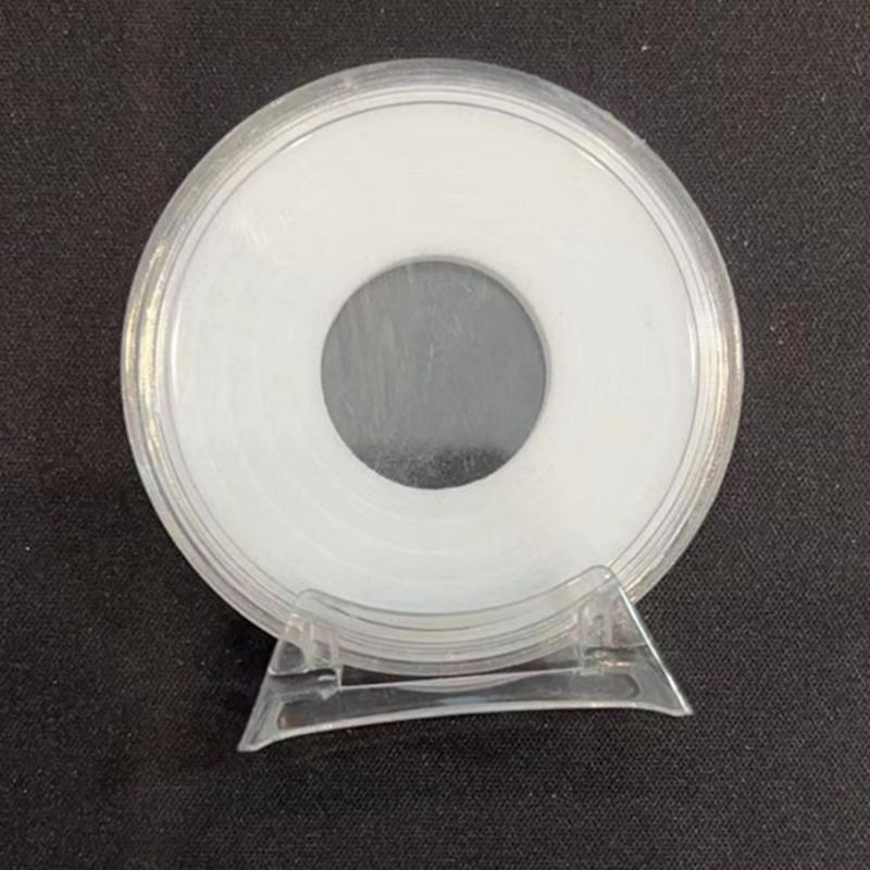 Прозрачный держатель для монет, капсульный футляр, коробка для хранения с подставкой для коллекционных медалей, коллекция монет, товары для дома