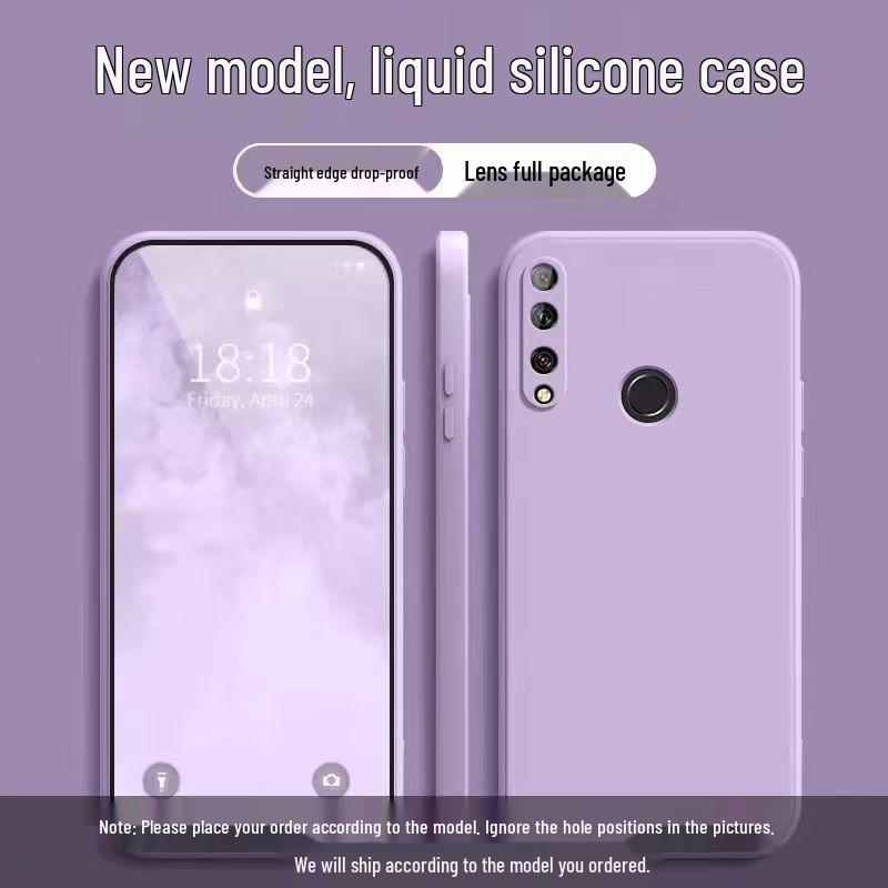 Чехол для телефона Huawei Enjoy 10 Plus из жидкого силикона, противоударный - Приятный для кожи и с полным покрытием