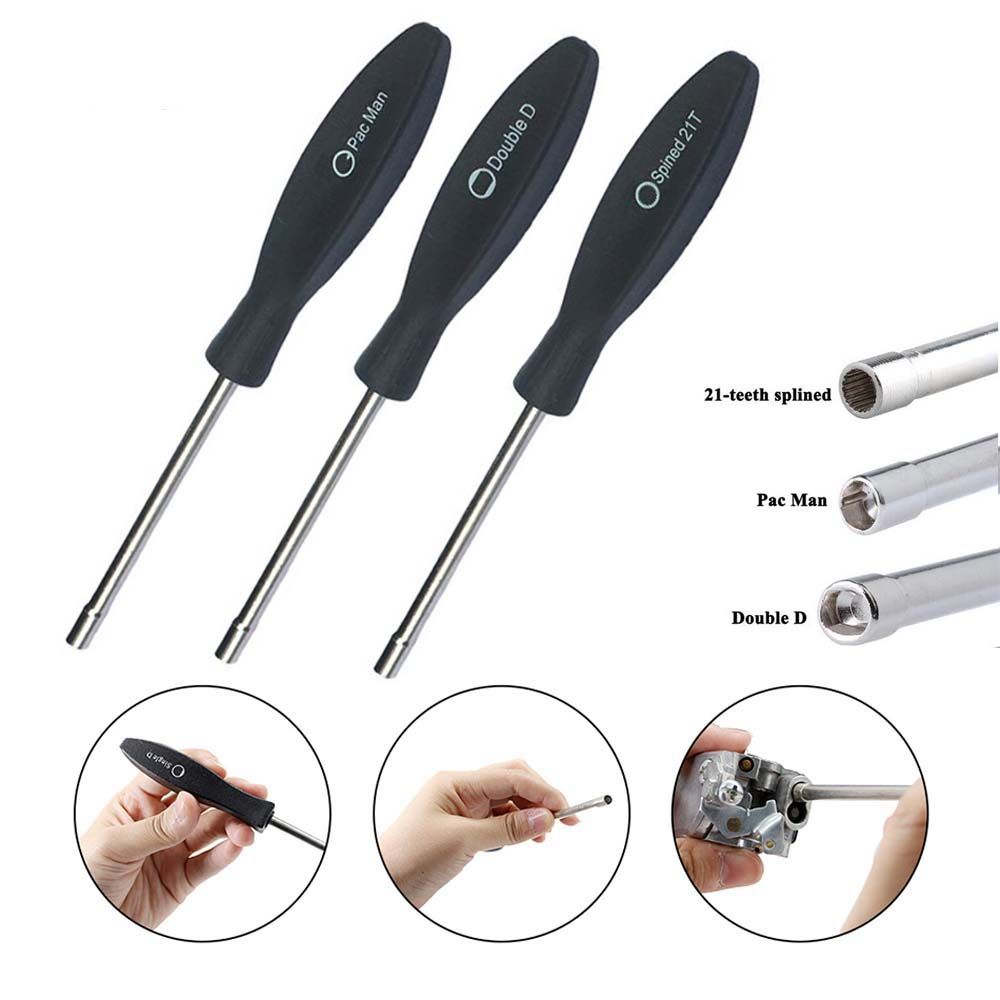 Шлицевой 21T Double D противоскользящий сверлильный регулировочный карбюратор отвертка электроинструмент ремонтные инструменты