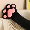 Leg Pillow for Side Sleepers Long Cat Paw Pillow Elastic Fully Filling