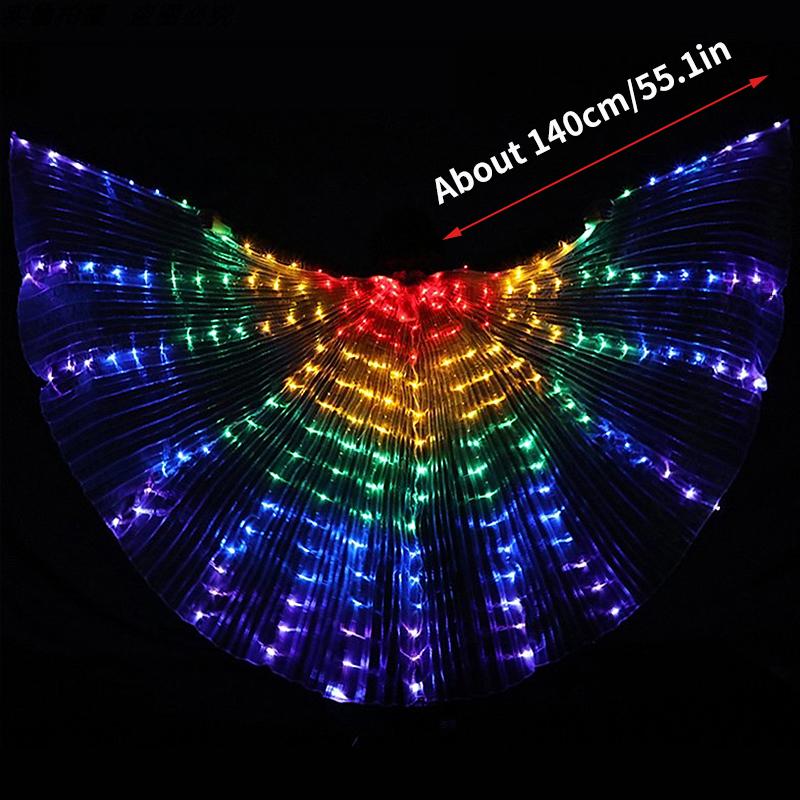 Светодиодные праздничные огни плащ крылья огни крылья невесты со светом крылья бабочки светодиодный плащ свадебные принадлежности de luces led fiesta novia