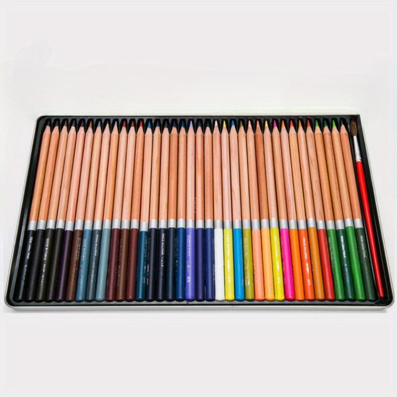 36/48 шт. набор цветных карандашей, акварельные карандаши для рисования с футлярами, профессиональные принадлежности для рисования эскизов, товары для рукоделия