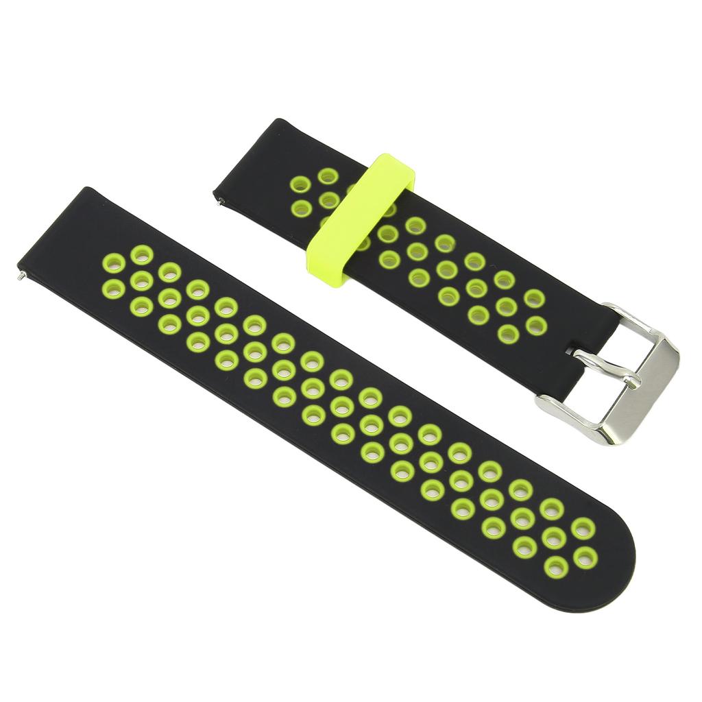 Силиконовый ремешок, совместимый для смарт-часов Amazfit GTR 3, сменный ремешок для часов 20 мм, дышащие спортивные браслеты с отверстиями для воздуха