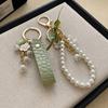 1/2Pcs Ins Green Ribbon Forest-themed Birthday Dress Pendant, USB Flash Drive Accessory, Anti-loss Lily of The Valley Pendant