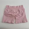 Yoga Shorts Low Ribbed Waist Band Yoga Shorts Seamless Scrunch Bum Workout Gym Shorts Booty Hight Stretch Running Shorts