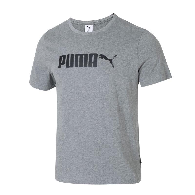 Puma Мужская повседневная тренировочная футболка с коротким рукавом