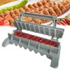 Машина для приготовления кебаба Easy Single Row Grille BBQ Wewers Подготовка машины для приготовления кебаба Пресс-машина Многоразовая ручная форма для кебаба
