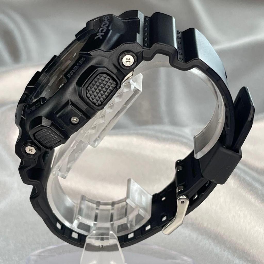 Б/у Мужские Аналогово-Цифровые Часы CASIO G-SHOCK GA-100CF Черные Новая Батарейка Заменена [Отличное Состояние]
