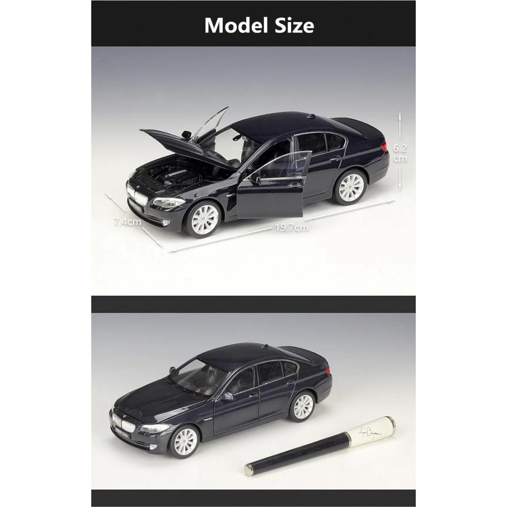 Welly 1/24 BMW 5 серии 535i Литой Модель Автомобиля Металлическая Литая Игрушечные Транспортные Средства Модель Автомобиля Высокая Симуляция Коллекция Детская Игрушка Подарки