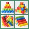 20mm 25mm 30mm Square Wood Toy Wood Beads Colorful Cubes Wooden Building Blocks  Children Gift