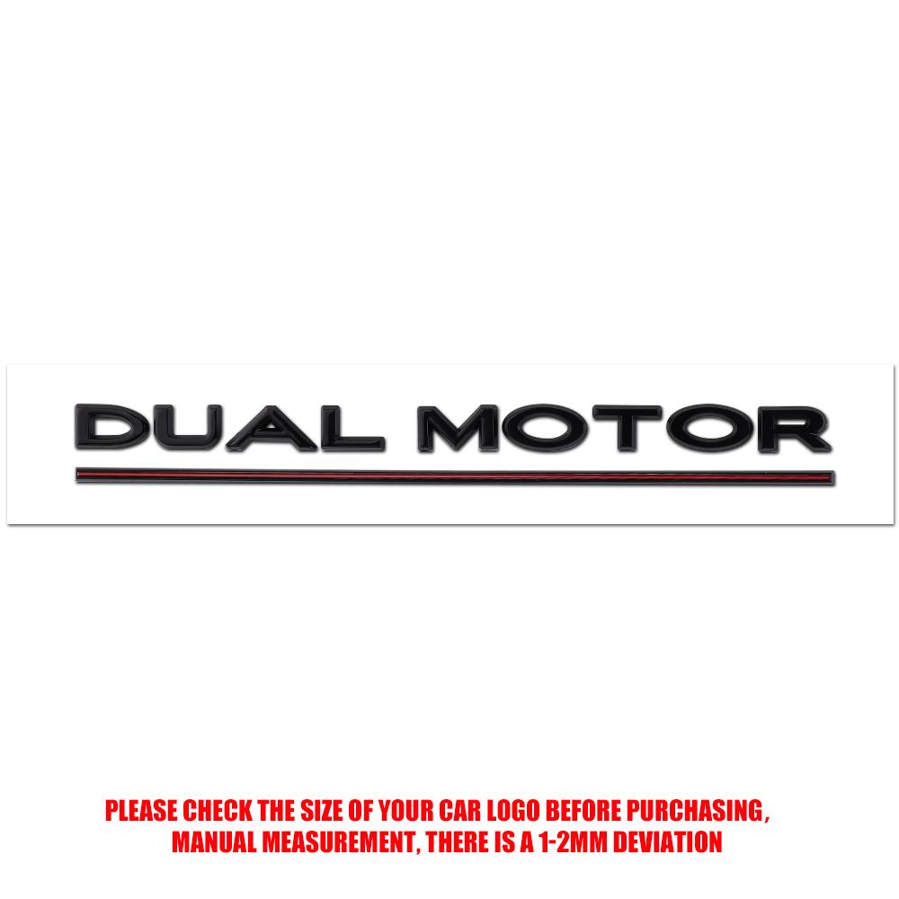Car Original ABS Letter Logo Rear Tailgate Trunk Emblem Stickers For Tesla MODEL 3 MODEL Y SpaceX DUAL MOTOR Model S Model X