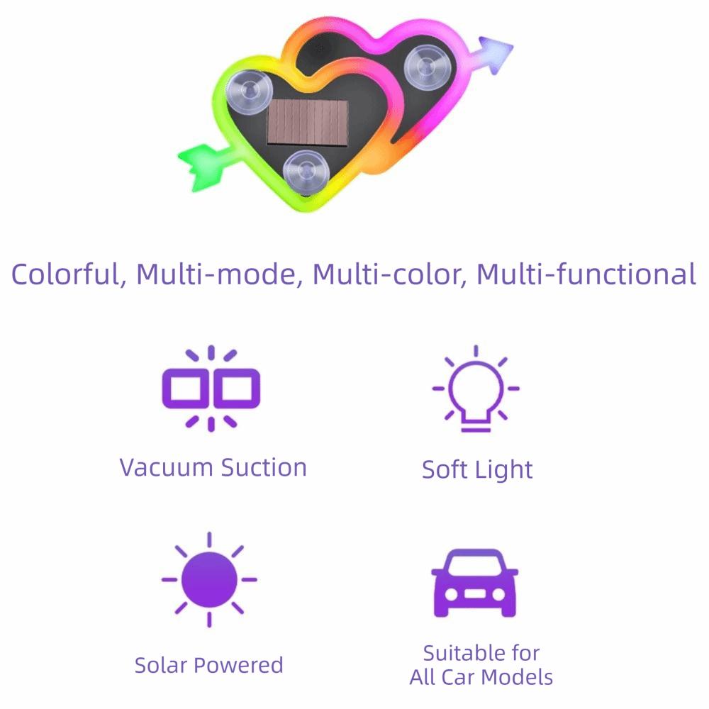 Suction Cup Mount LED Car Neon Lights Wiring Free Car Ambient Lighting Lamp Automotive Use