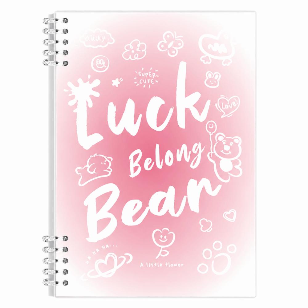 Gradient Color Binder Notebook Detachable Notepad Durable Loose-leaf Notebook  Studnets