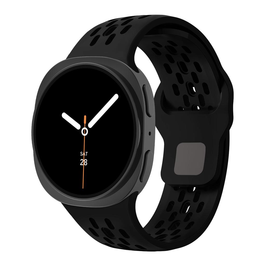 Резиновый ремешок для Samsung Galaxy watch 8/8 classic 46мм/44мм/40мм Дышащий спортивный браслет на запястье Correa Galaxy watch8 Ремешок