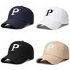 Letter P Embroidery Baseball Cap Adjustable Sun Protection Gifts Breathable