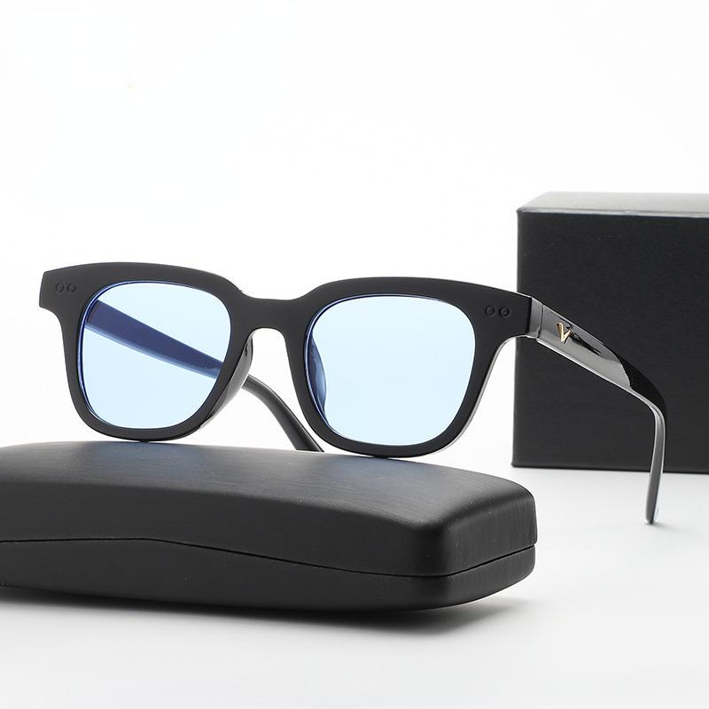 Солнцезащитные очки мужские и женские модные ретро цветные прозрачные очки квадратная оправа солнцезащитные очки желе