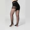 Kave 1 пара колготок большого размера, прозрачные, женские, с высокой эластичностью, тонкие, с контролирующим верхом, колготки XXXL большого размера, нейлоновые колготки