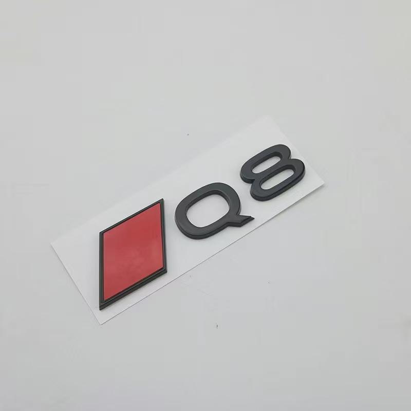 3D ABS Автомобильные Наклейки Аксессуары НОВЫЙ Значок с Буквами для Серий A3 A4 A5 A6 A7 A8 Q3 Q4 Q5 Q6 Q7 Q8 Задний Значок на Багажник
