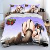 Sexy Girl High School DxD Anime Comforter Bedding Set,Duvet Cover Bed Set Quilt Cover Pillowcase,king Queen Size Bedding Set Boy