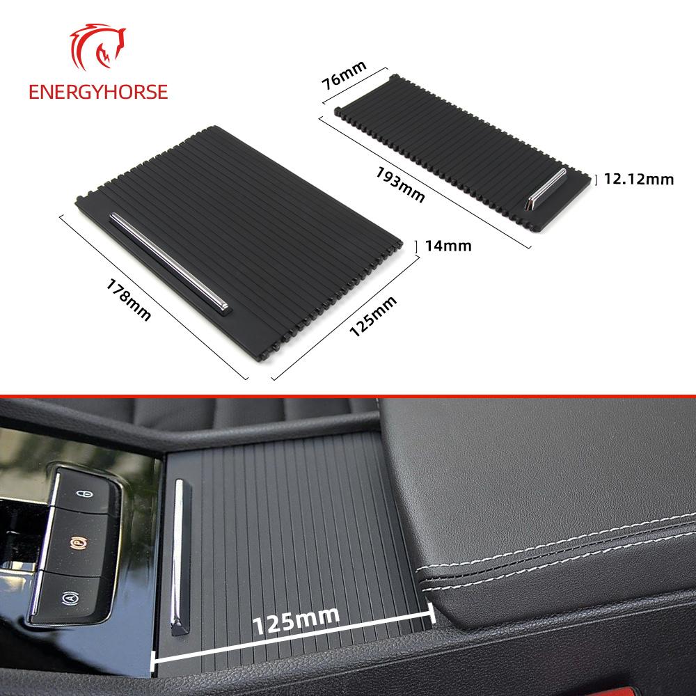 Interior Car Center Console Drink Cup Water Holder Roller Shutter Blind Cover Plate For Skoda Superb 2009-2026 3T08625319B9