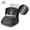 Kingsons Black Stylish Men Sports Backpack 15.6 Inch Laptop Waterproof / Dry-wet Separation / Reflective Strip / Bag for Basketball Helmet/Shoes