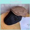 Womens Retro Suede Beret With Short Brim For Autumn And Winter Casual Looks