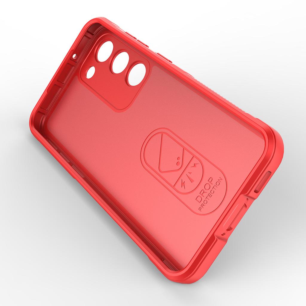 Durable FlexArmor Case for Samsung Galaxy S23+ - Red Protective Cover by Magic Shield