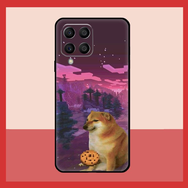 Cheems Doge Meme Funny Doggy Case For Samsung Galaxy M12 M52 M06 M16 M36 M56 M33 M15 M55 M31 M13 M14 M53 M32 M35 M34 M54