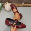 Модная женская обувь на плоской подошве, корейские весенние элегантные лоферы с круглым носком, женские французские ретро туфли на низком каблуке, милые туфли Мэри Джейн для женщин, Zapatos De Mujer