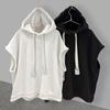 Men's Summer Hooded Sleeveless T-Shirt: Trendy Solid-Color Casual Vest