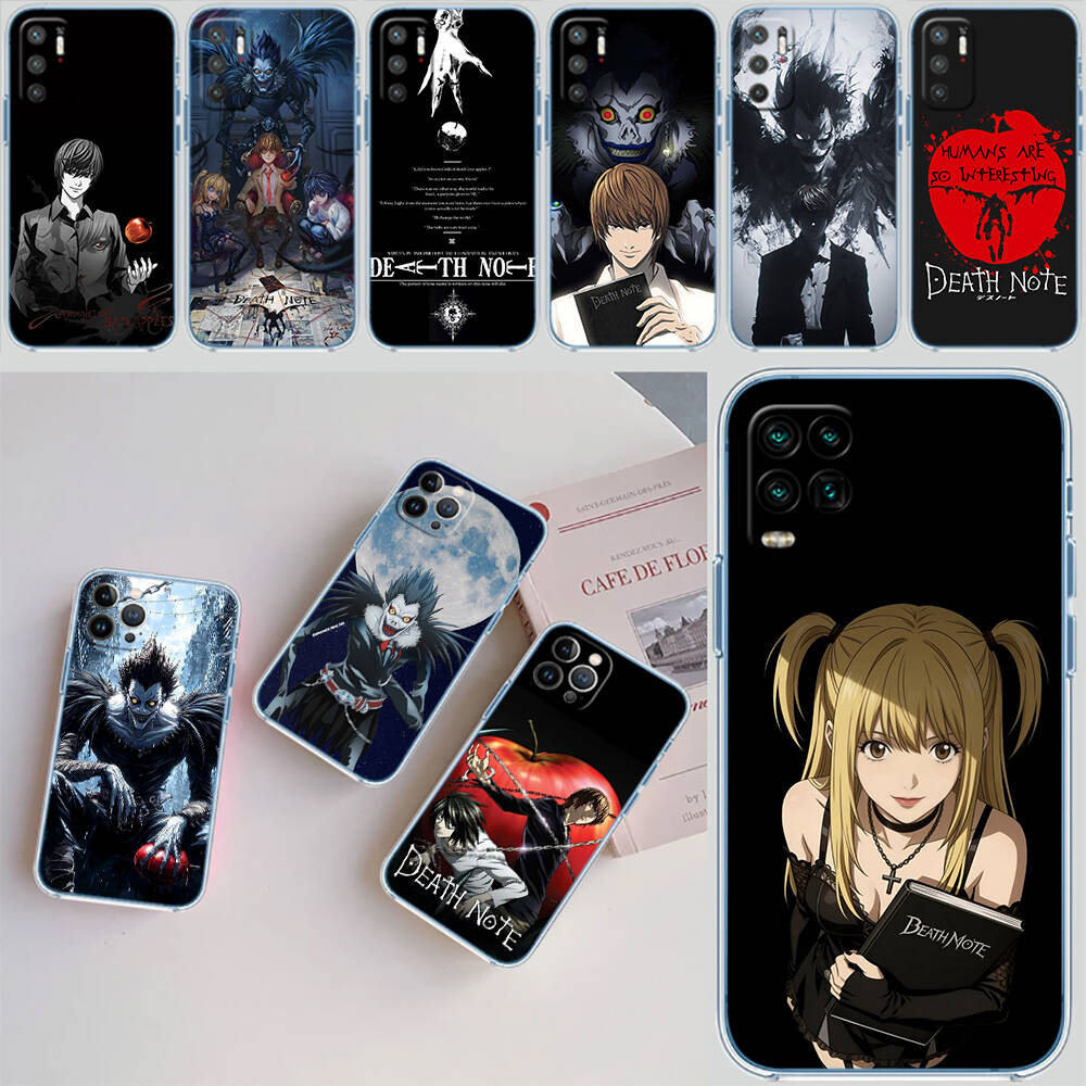 Death Note Phone Case for Motorola G14 G15 G24 G30 G31 G32 G34 G41 G42 G51 G52 G50 G60S G60 G62 G72 G71 G73 G84 G85 G200 E32