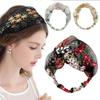 Wide-Brimmed Face Wash Korean Lace Floral Hair Band Headdress Turban Headband Hair Accessories