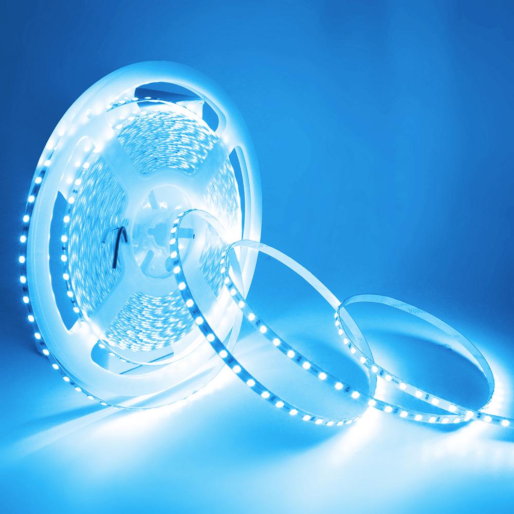 12V 24V 2835 LED Strip Light 120 LEDs/M Flexible Adhesive Non Waterproof Indoor Decoration Tape 5M 10M 13 Colors