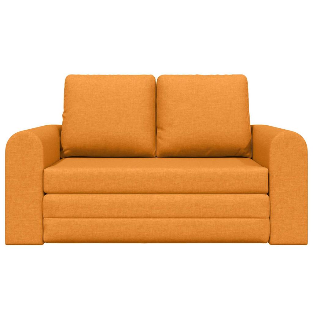 Sofa Bed 60 cm Dark Yellow Fabric