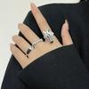 Vintage Cartoon Glaze Ring Delicate Opening Finger Ring Jewelry Animal Horse Ring Set  Girls