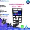 Android Multimedia  For Ford Mondeo 3 2000 - 2007 Car Stereo CPU Radio QLED Player Navigation Carplay Auto HDR 5G Cam Dash WIFI