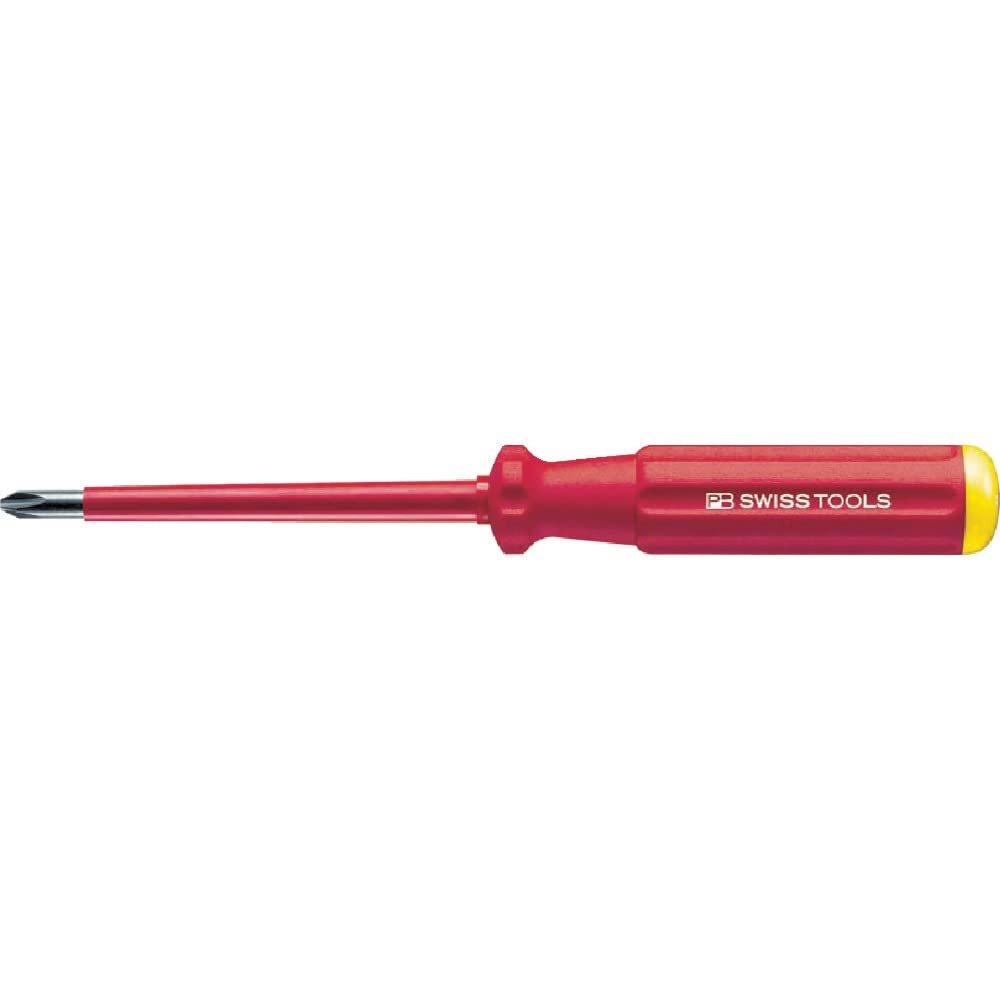 PB SWISS TOOLS Отвертка крестовая SwissGrip изолированная #2, на 1000 В, сертифицирована VDE