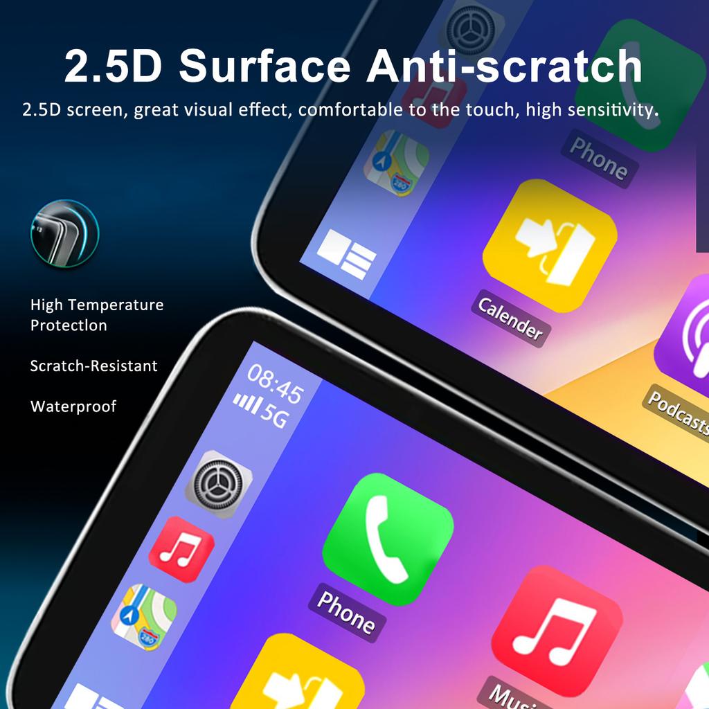 12,3-дюймовый сенсорный экран беспроводной Carplay для Ford Fiesta 2009-2014 GPS-навигация Bluetooth 4G