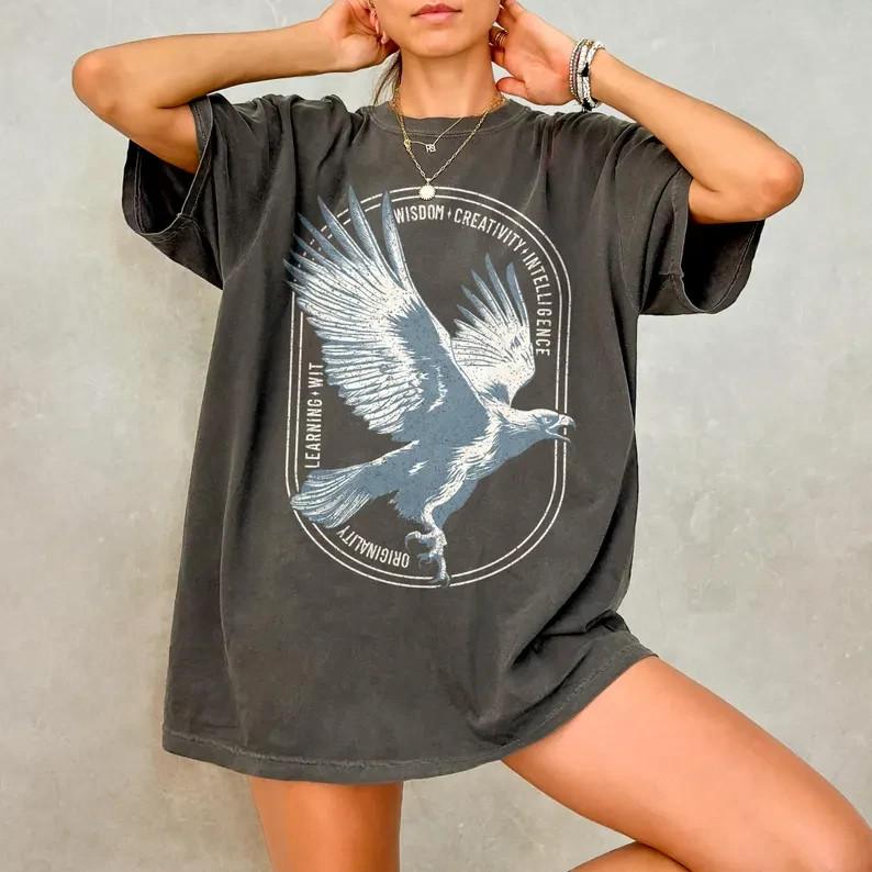 Wizard Eagle House Shirt Bookish Comfort Colors T Shirt Full Size S3XL Unisex T-Shirt