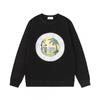 Long-term Hip Hop RHUDE Racing Letter Parrot Print Crewneck Sweatshirt Streetwear Teens Winter