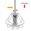 Полуавтоматический ручной венчик-миксер из нержавеющей стали для яиц и выпечки