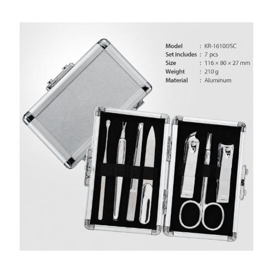 777 Three Seven TS-16100SC Nail Clipper Manicure Grooming Set Premium Korean Nail Care Kit