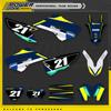 PowerZone Полный комплект Графические фоны Наклейки Комплект для HUSABERG 2013-2014 FE 390 450 570-TE250 300 -FX450-FS570