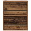 Magazine Shelf 2 pcs Reclaimed Wood Look 60 x 12 x 70 cm Engineered Wood