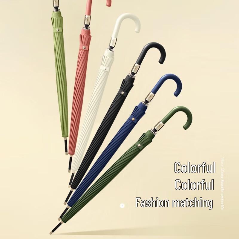 MAYDU Большой длинноручный зонт от солнца и дождя с 16 ребрами - Цветение, активируемое водой